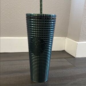 Starbucks Green Tumbler with Straw